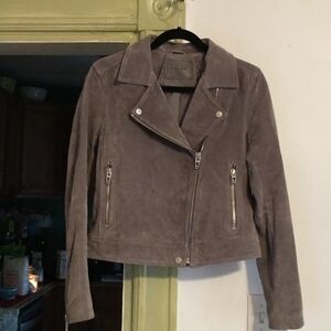 Grey suede jacket